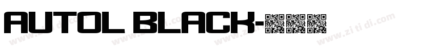 Autol Black字体转换 Autol Black字体转换